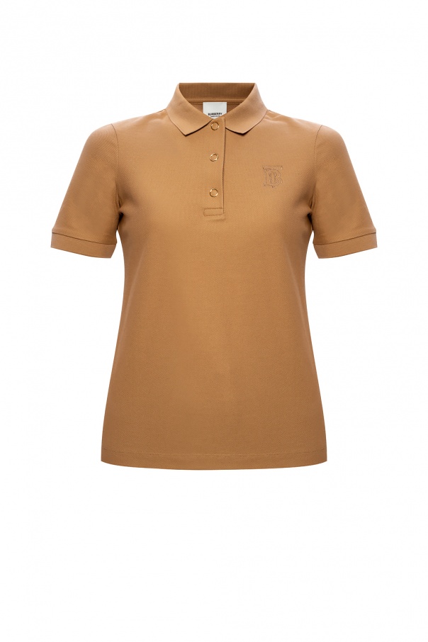 Burberry polo shirt clearance womens brown